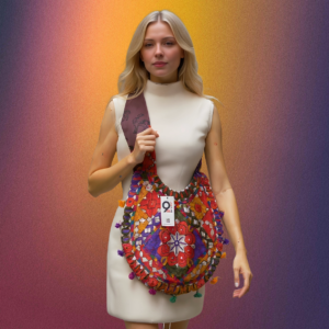 Handmade ethnic tote bag